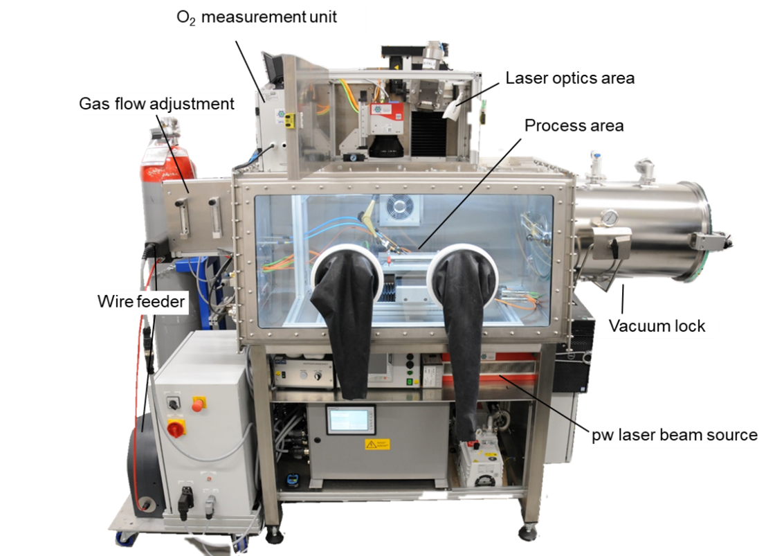 LZH Anlage Laserstrahlhartlöten für Sauerstofffreie Produktion